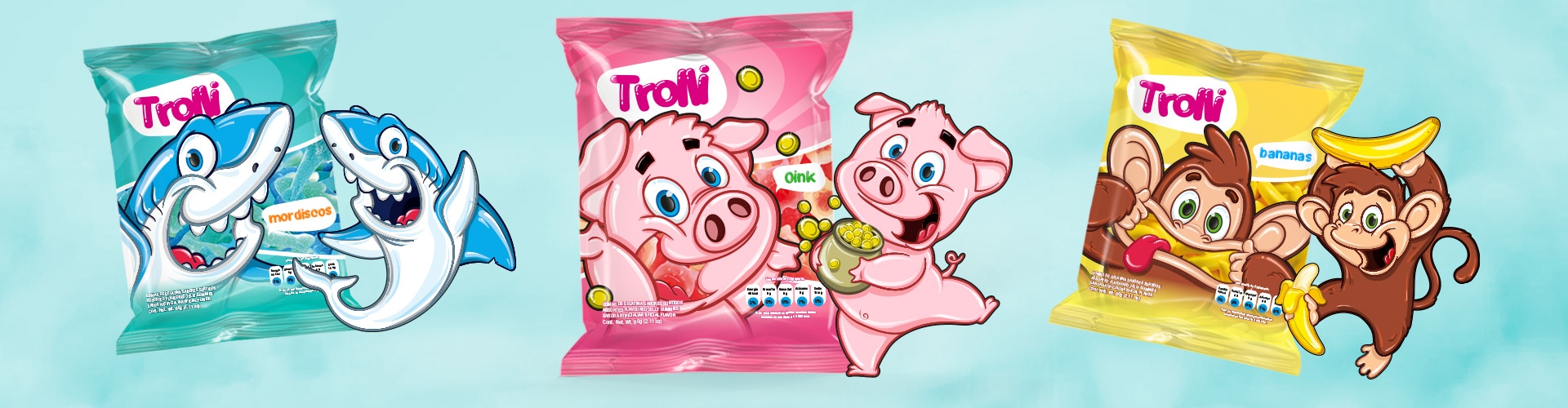 Gomitas Trolli es una de las marcas más importantes en la categoría de gomitas en Colombia